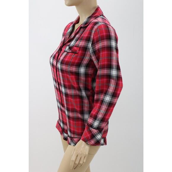 Victoria's Secret One Piece Romper Pjs Pajamas Lumberjack Plaid Soft Flannel XS - Picture 2 of 9